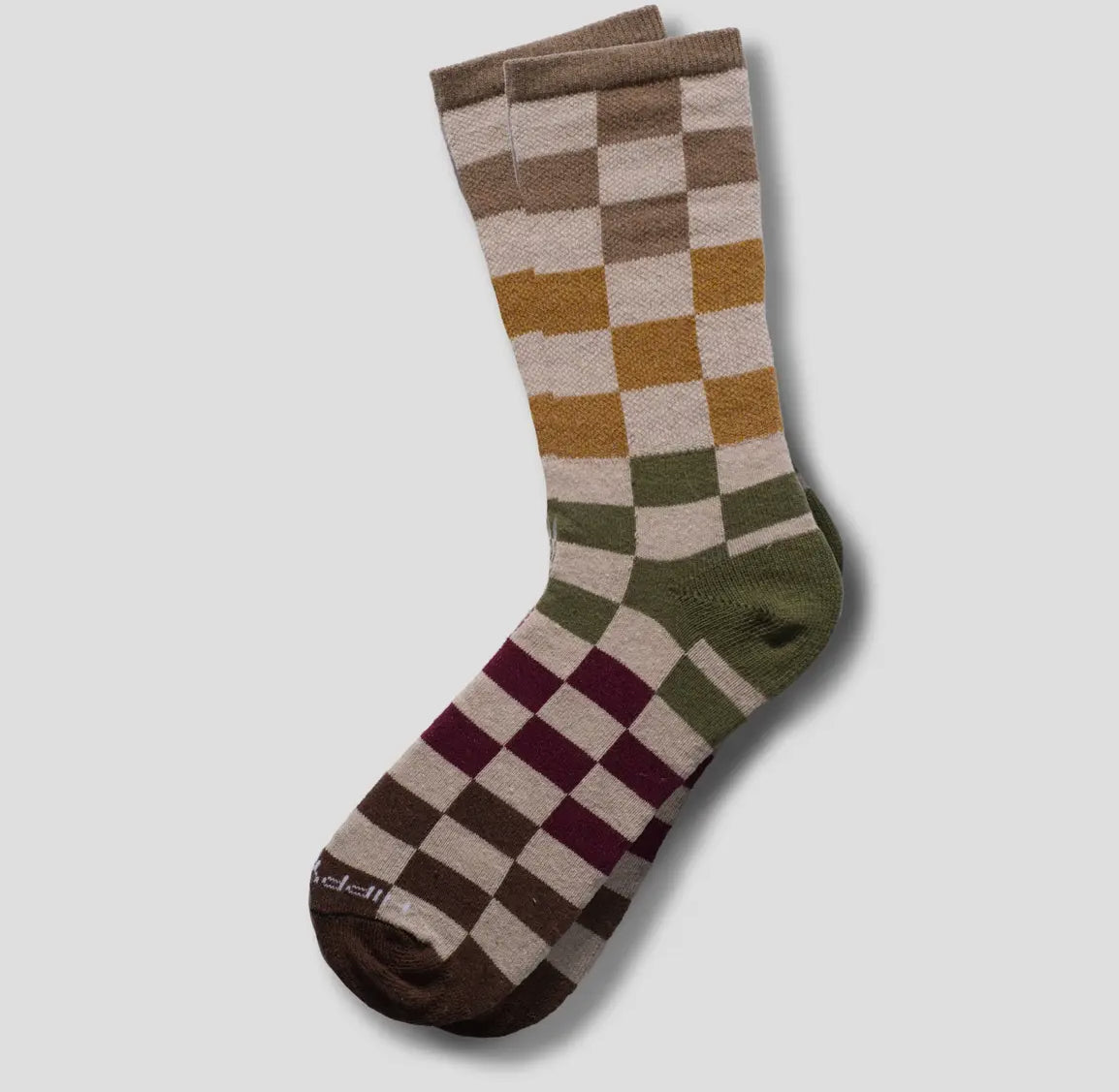 Classic Checkered Crew Socks