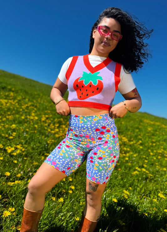 Super Bloom Biker Shorts