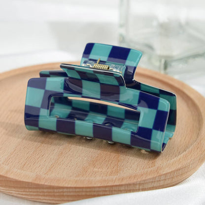 Checkerboard Hair Clip