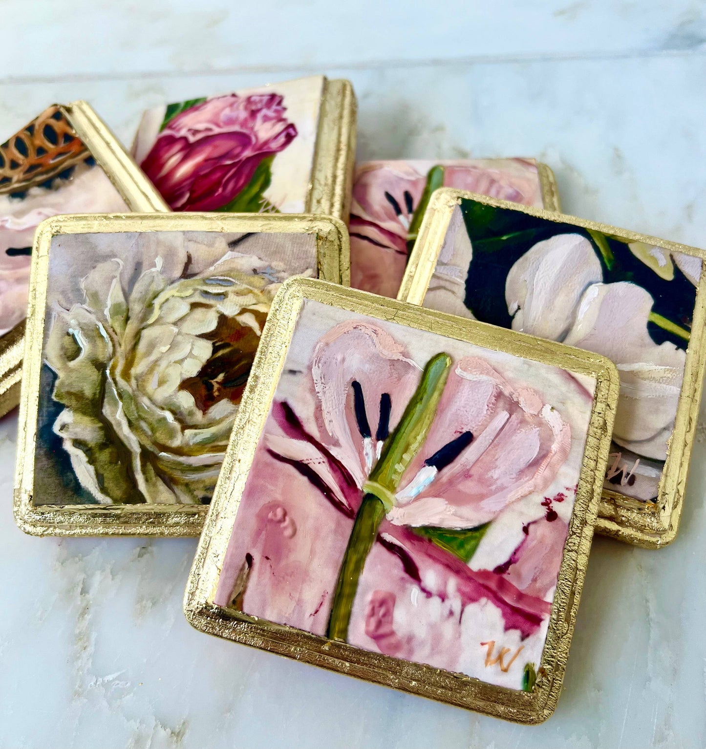 Tulip Mini Oil Painting