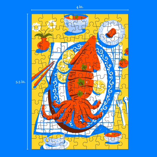 99 Piece Jigsaw Puzzle | Calamari
