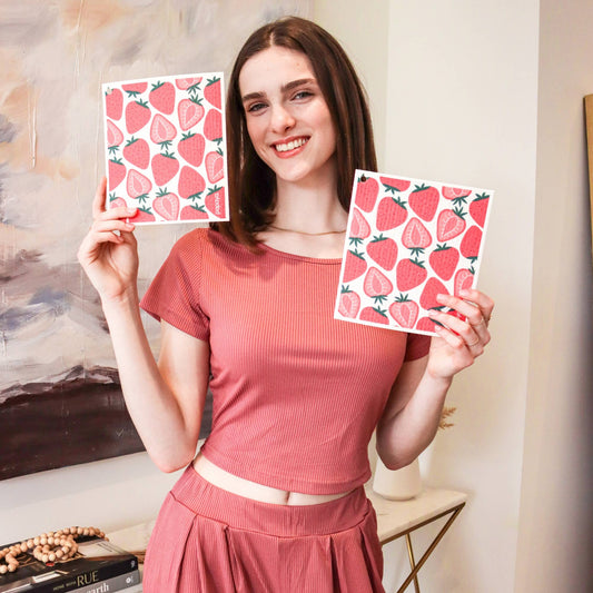 Strawberry Blonde Reusable Paper Towel