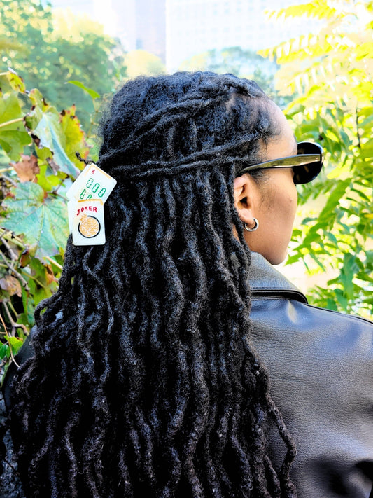 Mini Mahjong Claw Hair Clip