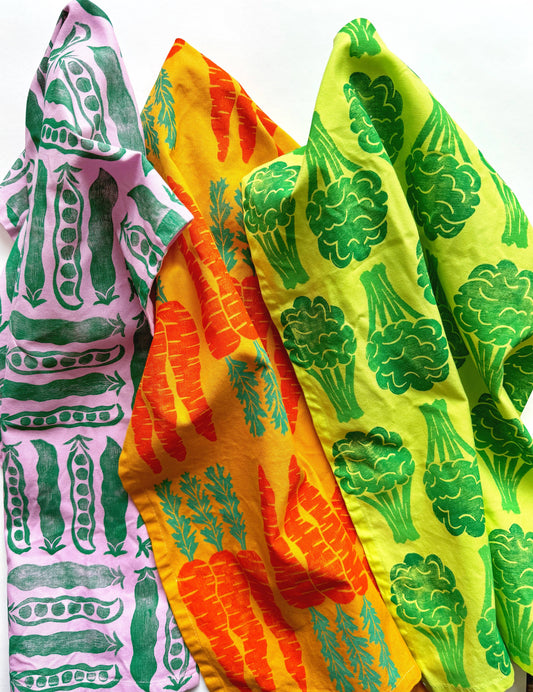 Carrots Tea Towel