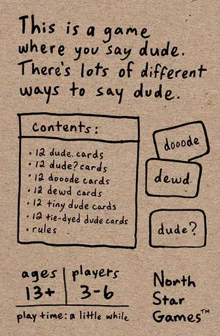 Dude Card Game