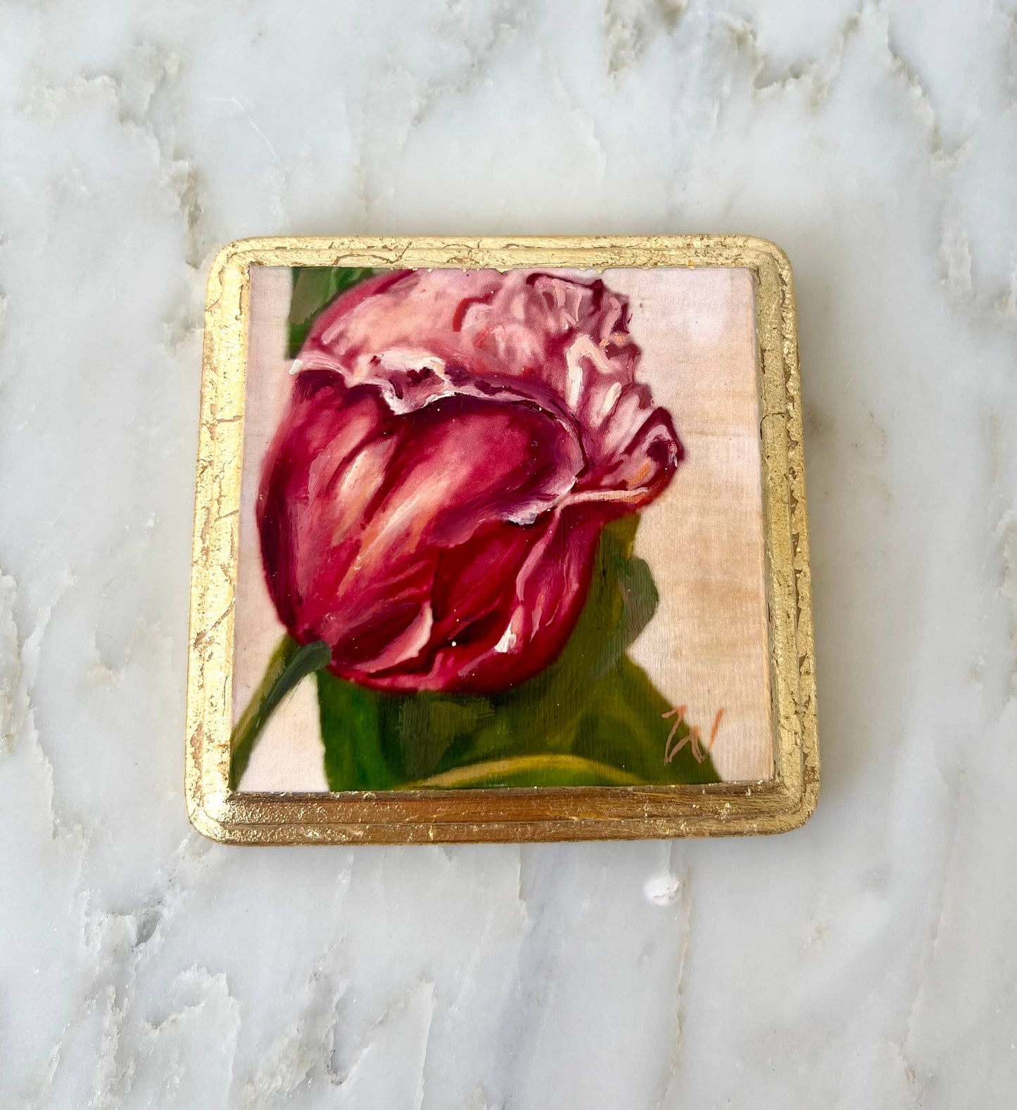 Tulip Mini Oil Painting