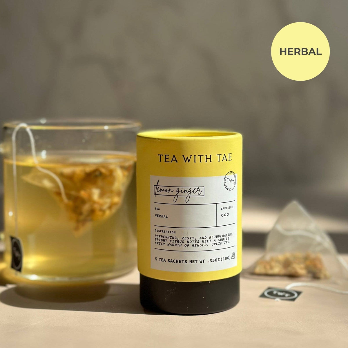 Lemon Ginger Herbal Tea