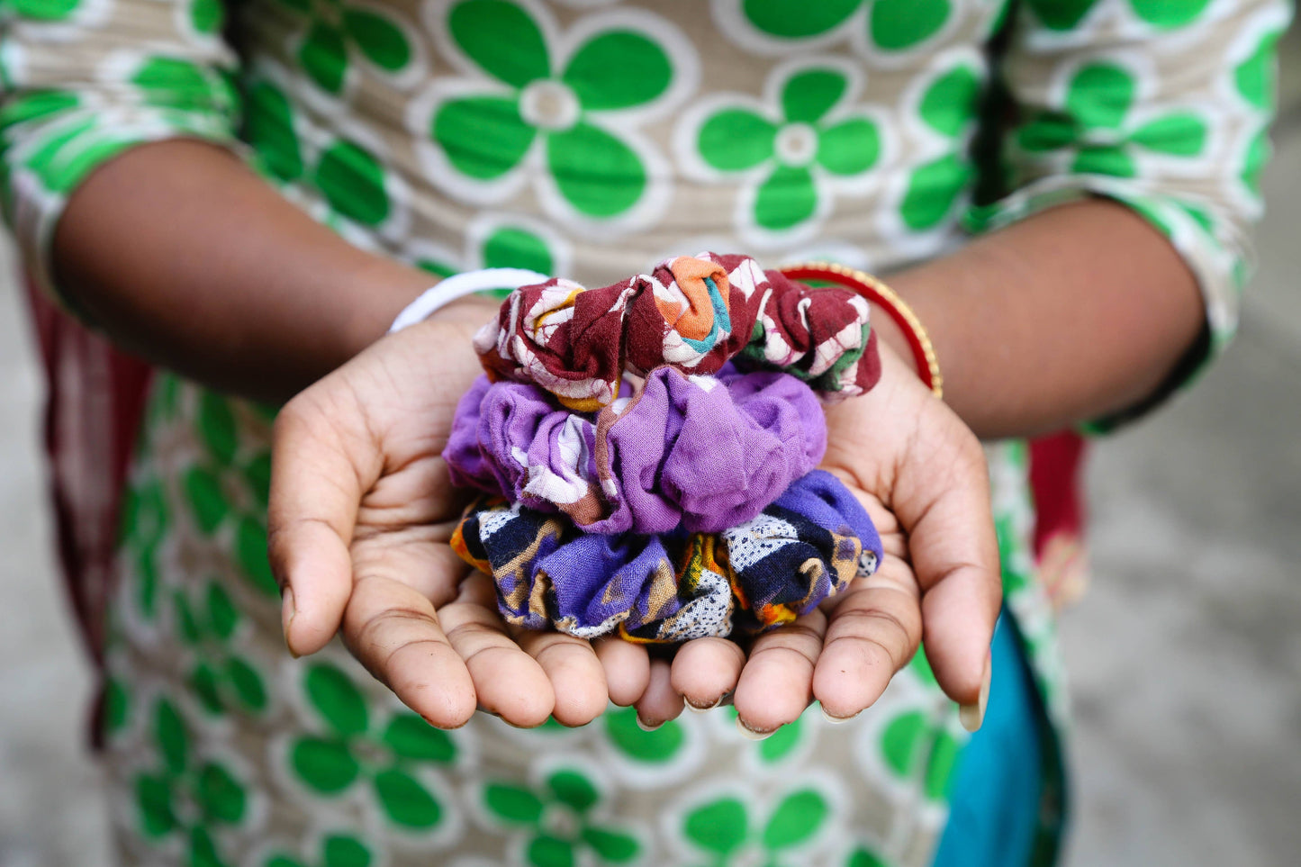 Saree Scrunchie Set