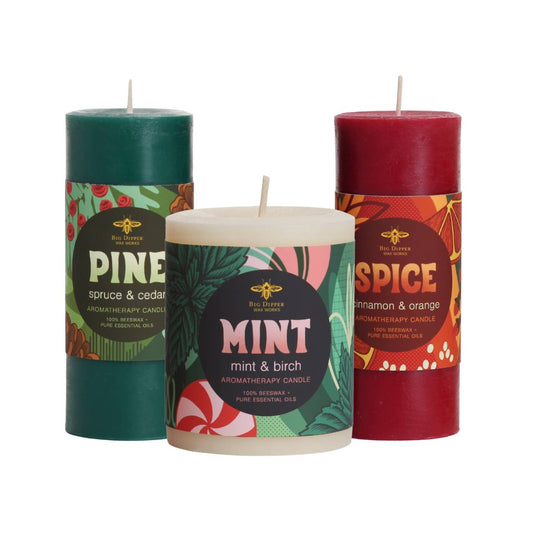 Pillar Candles – Holiday Collection