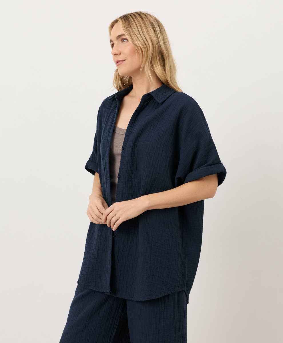 Coastal Double Gauze Relaxed Shirt