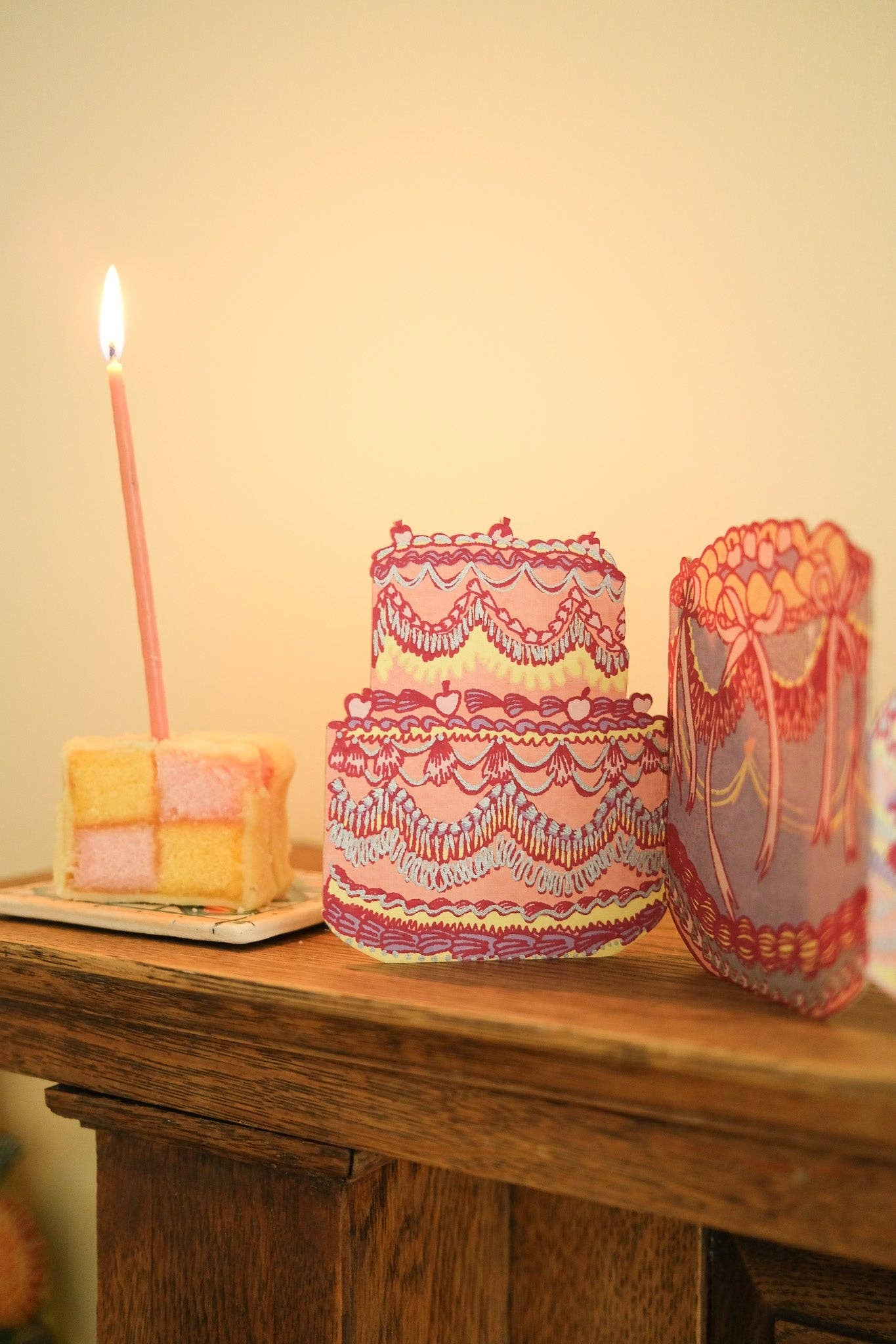 Birthday Cake Concertina Card