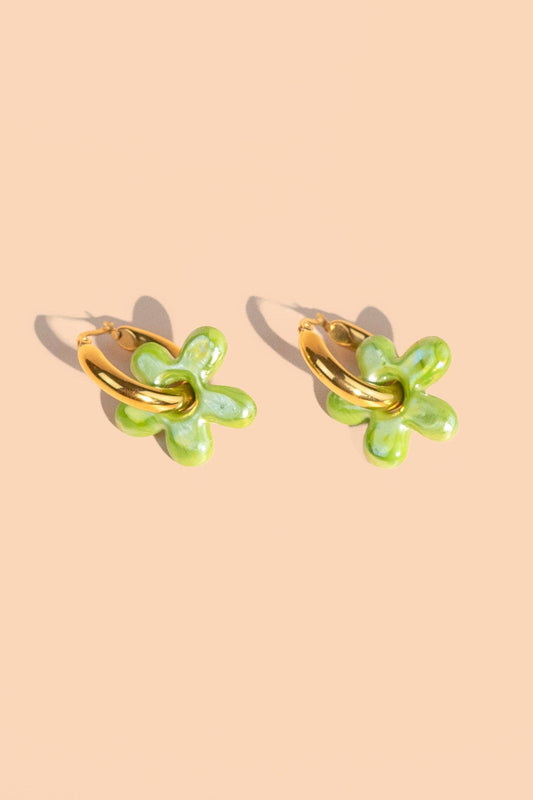 Dazy Dew Drop Earrings- 18K Gold Plated