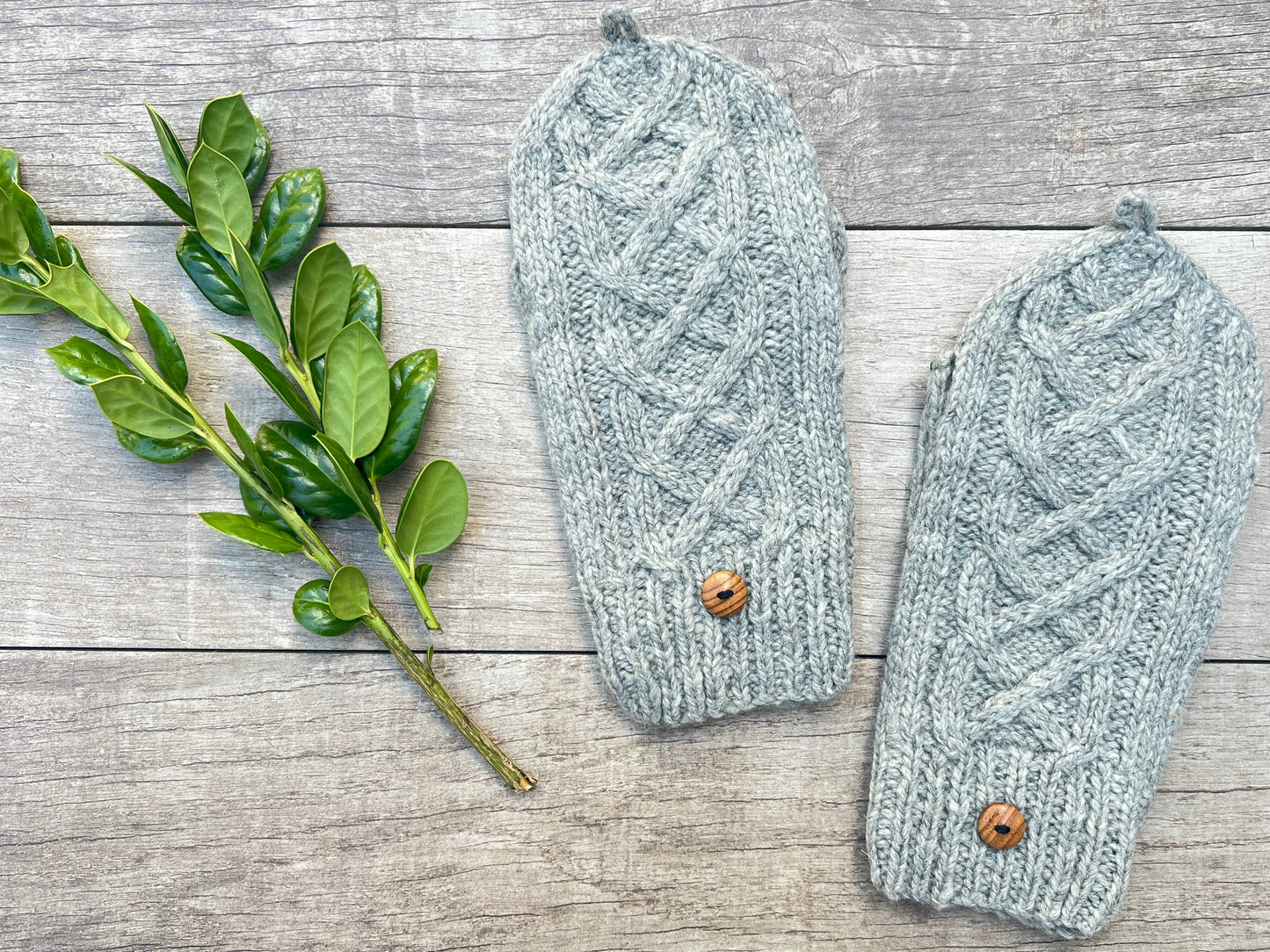 Alpaca Convertible Cable Mitten