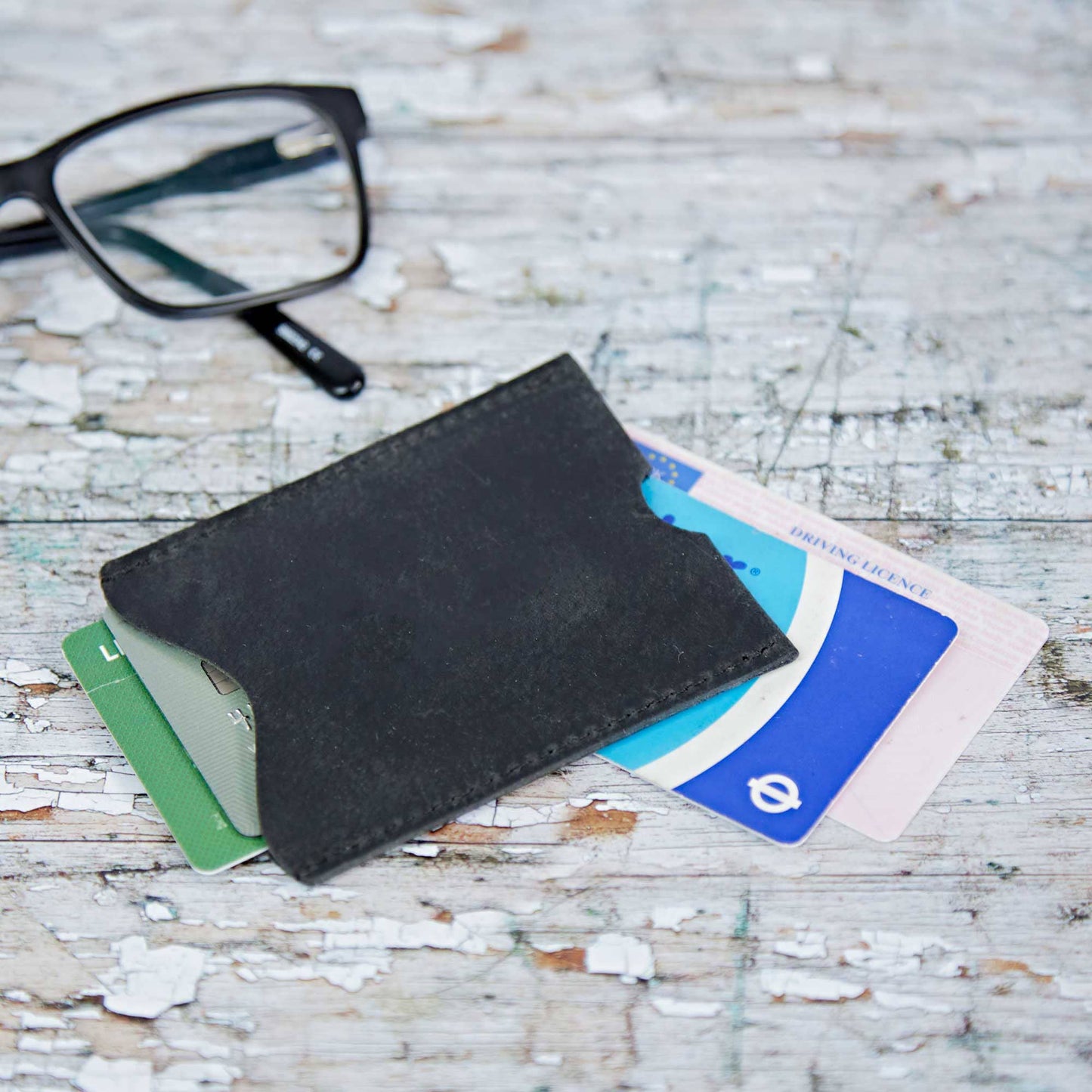 Buffalo Leather Travel Card Holder