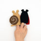 Finger Puppet - Ladybug and Snail Set (Garden theme) 