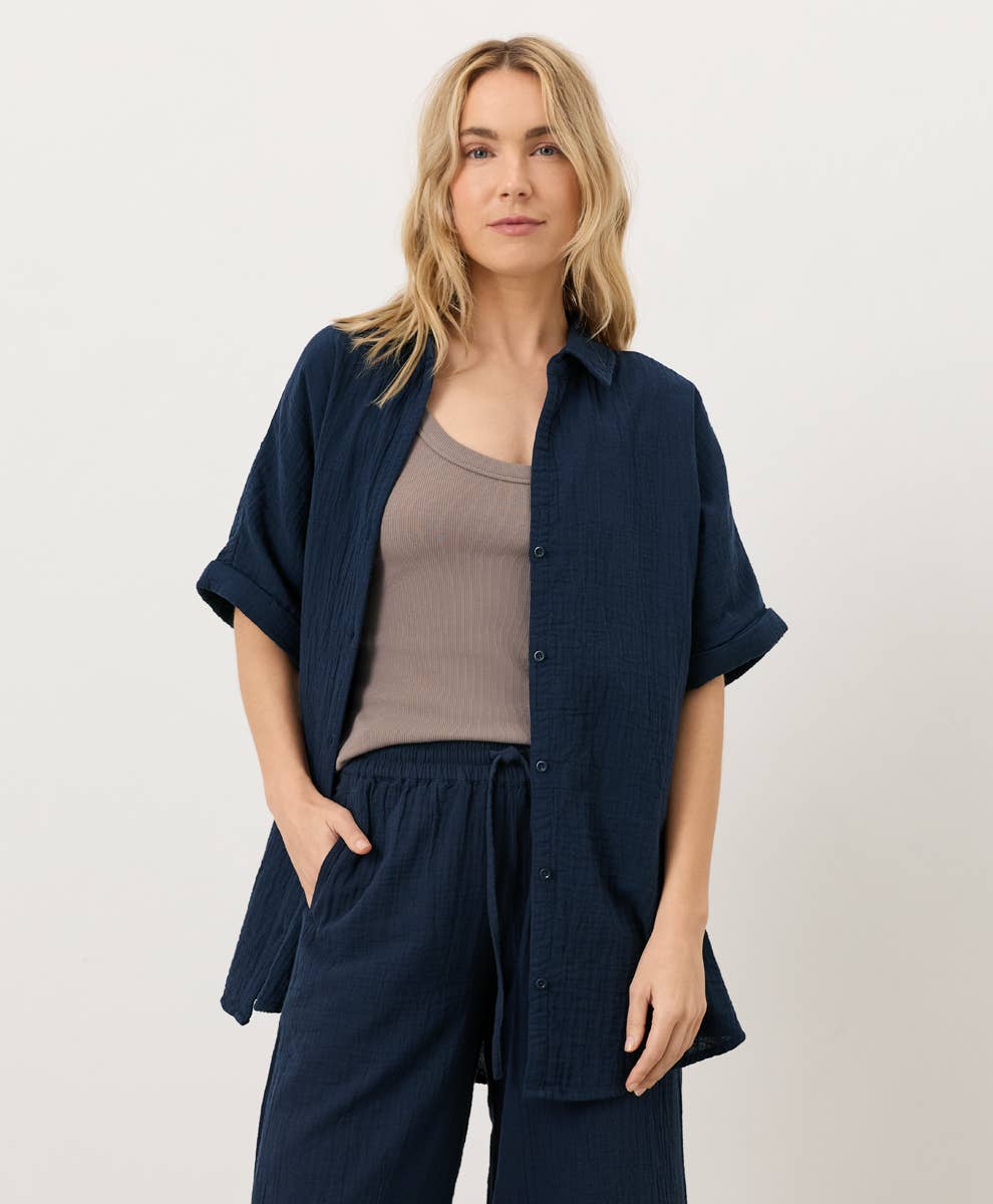 Coastal Double Gauze Relaxed Shirt