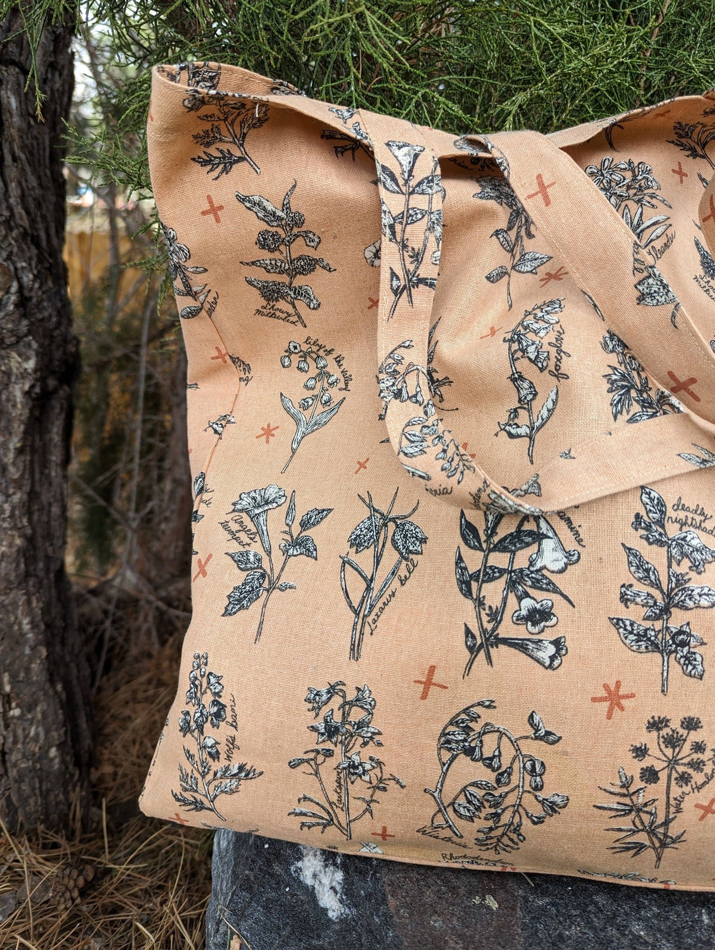 Fatal Florals Tote Bag