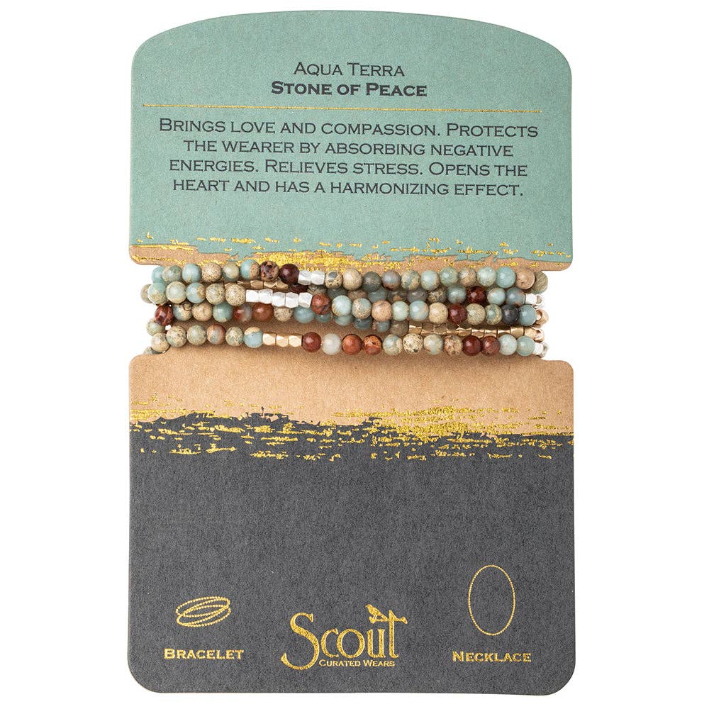 Stone Wrap: Aqua Terra - Peace