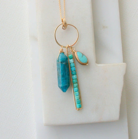 Summer Cluster Necklace