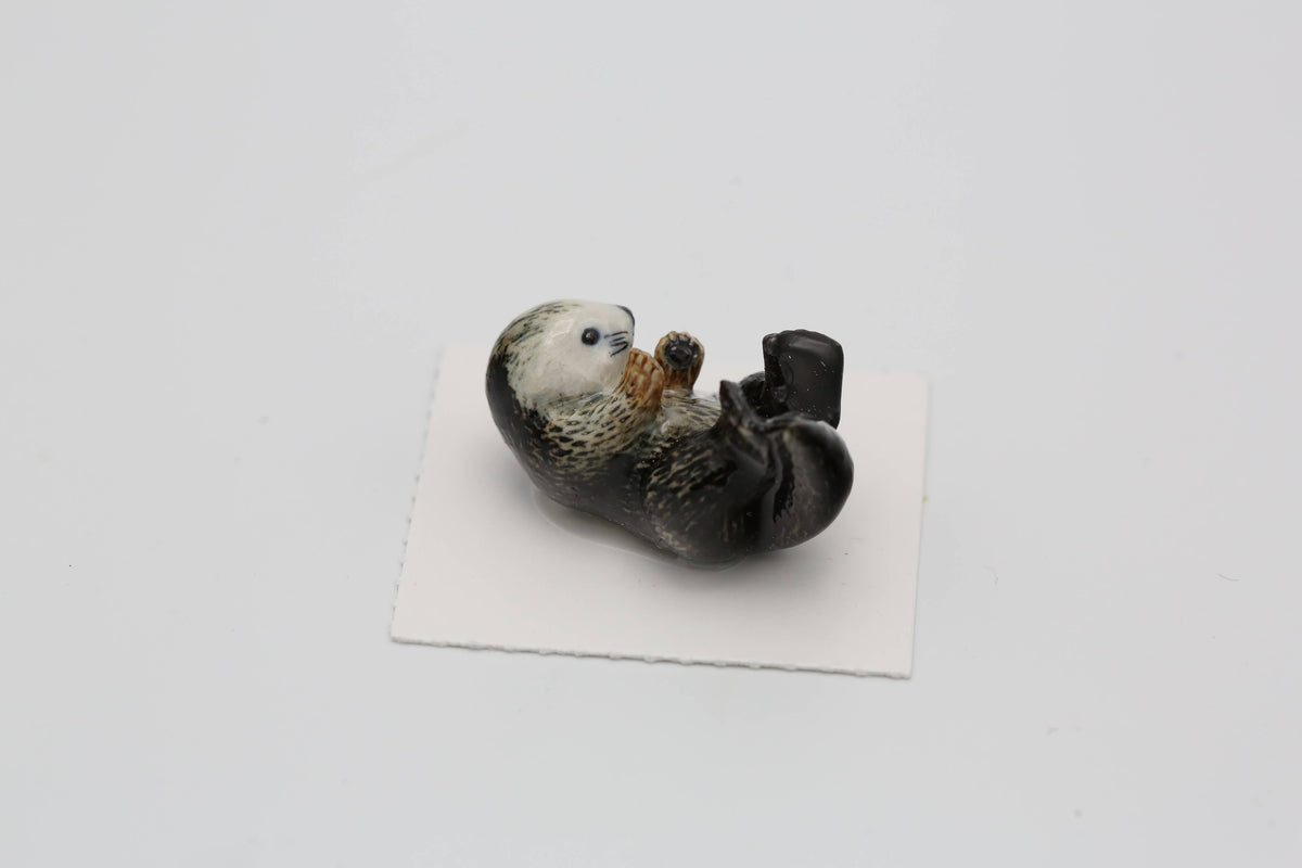 Sea Otter Porcelain Miniature