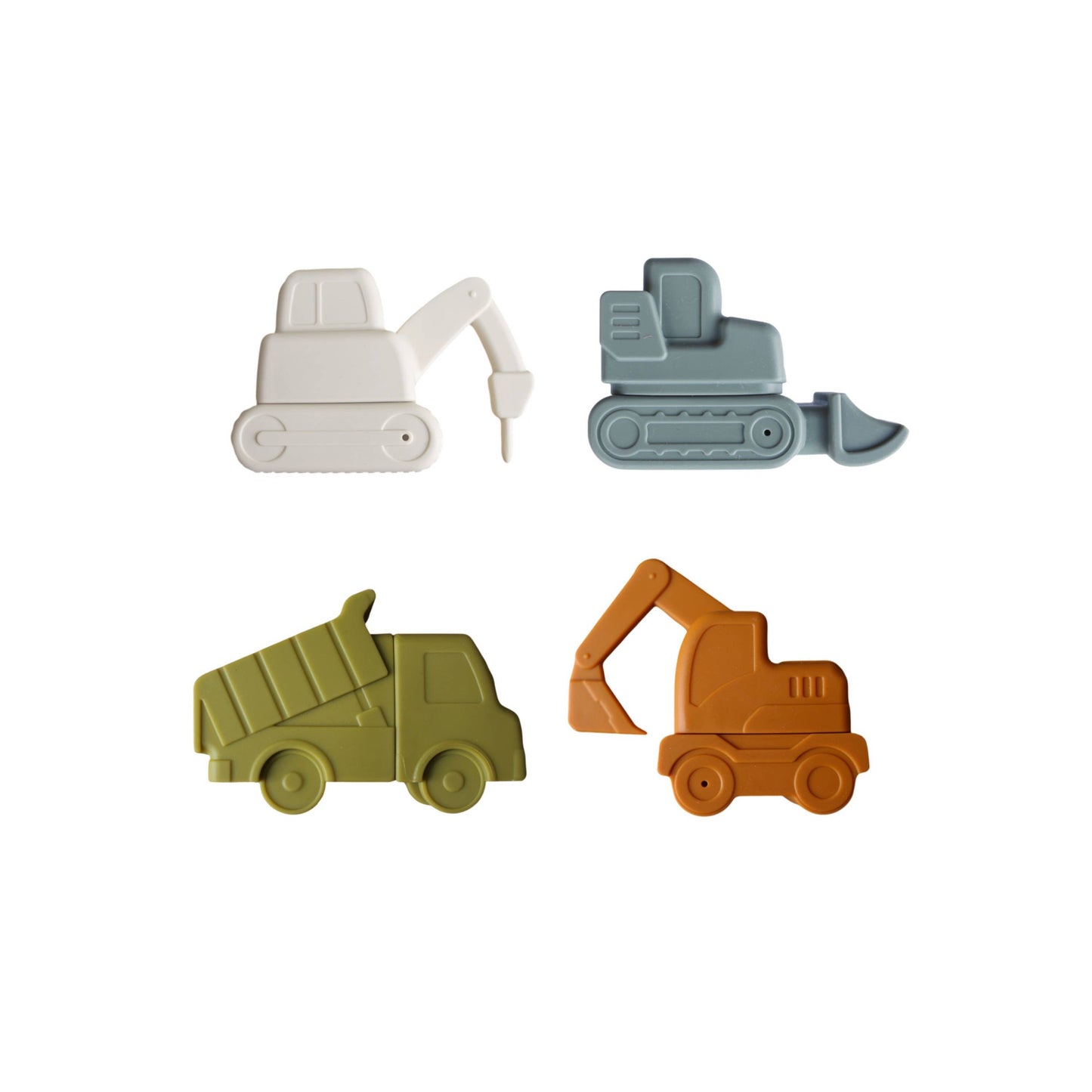 Construction Silicone Bath Toy Set 