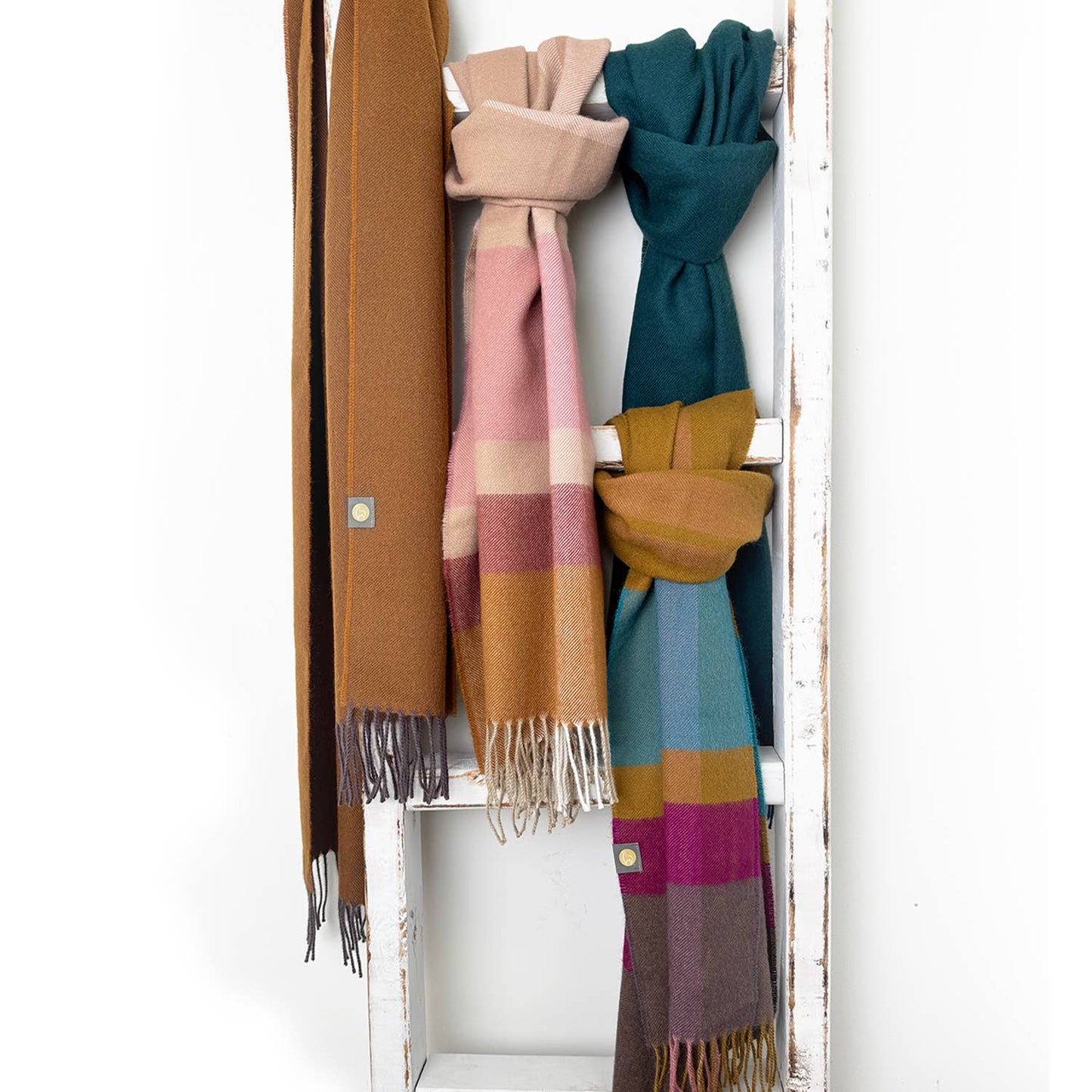 100% Baby Alpaca Scarf - Mocha Mousse