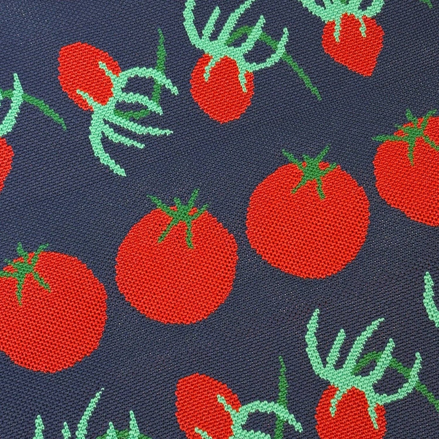 Blue Tomatoes Knit Tote Bag