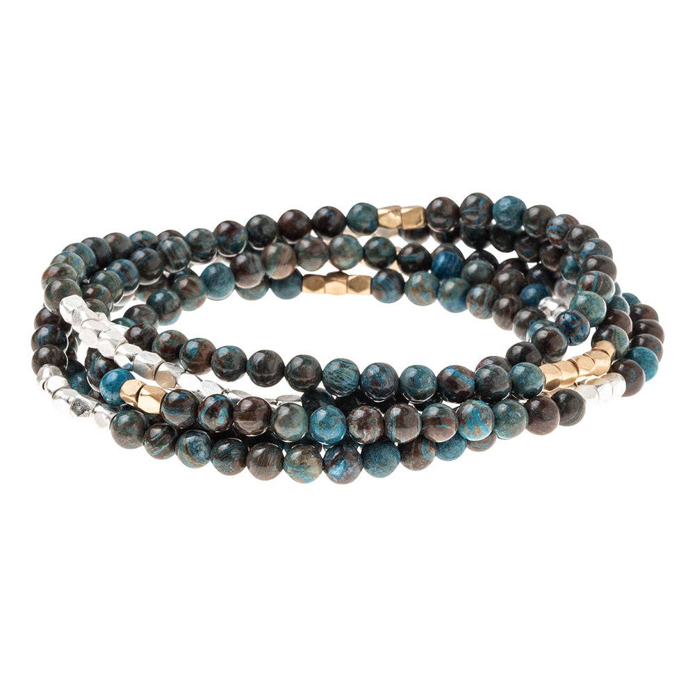 Stone Wrap: Blue Sky Jasper - Empowerment