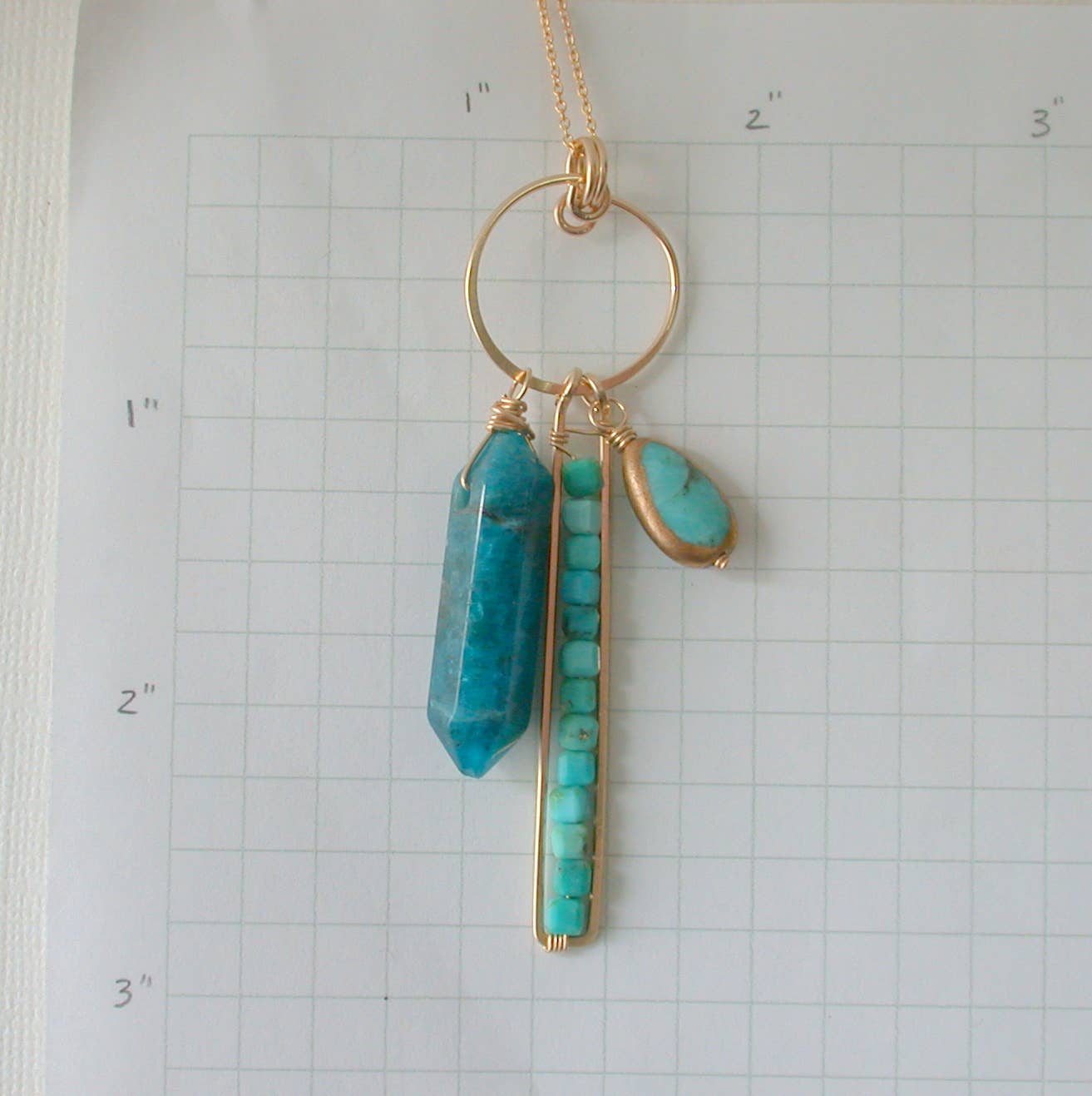 Summer Cluster Necklace