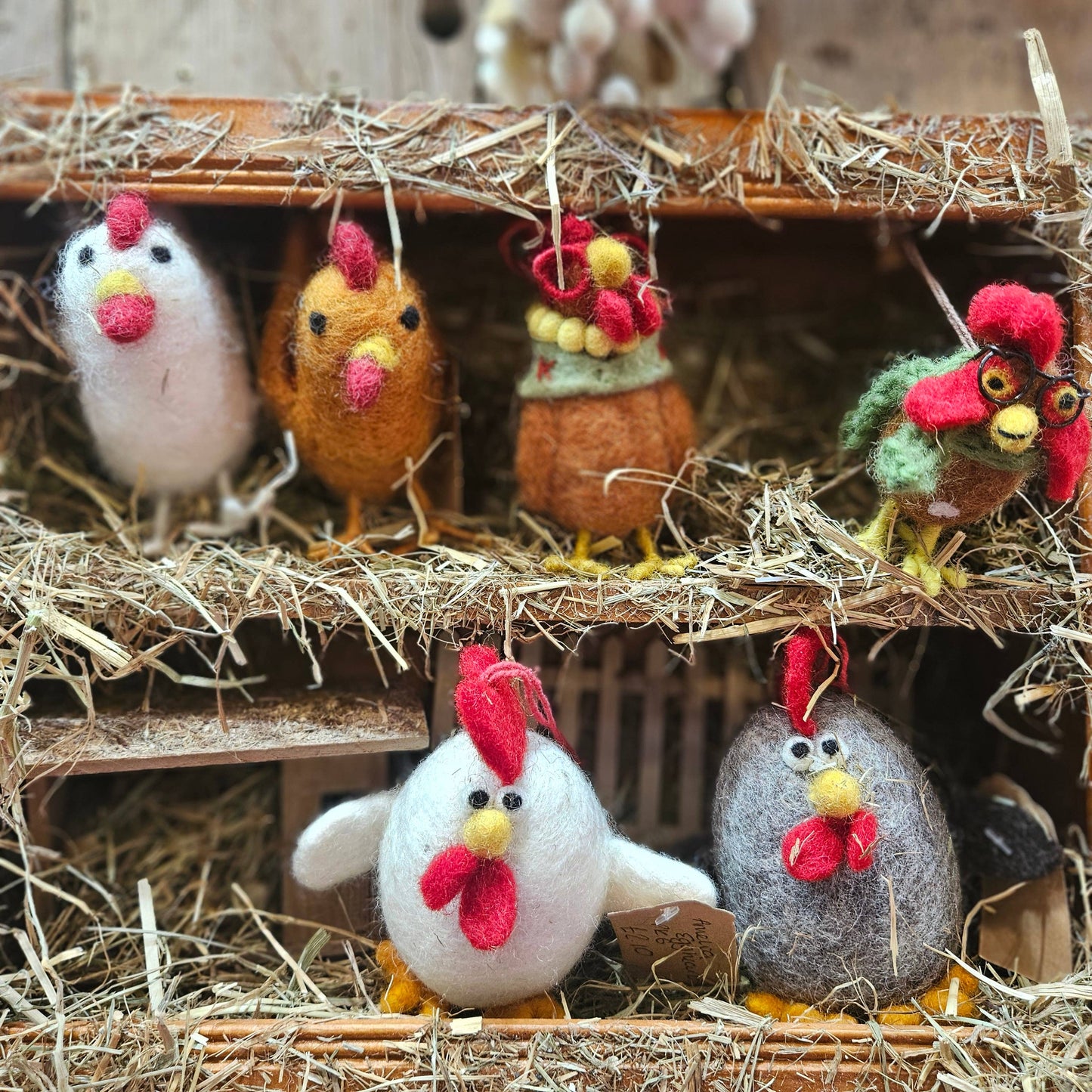 Peggy the Hen Ornament