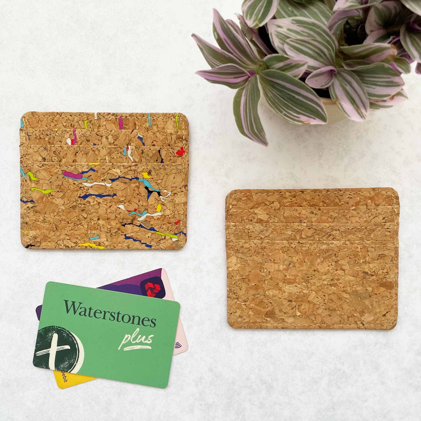 Natural Cork Credit Card Holder