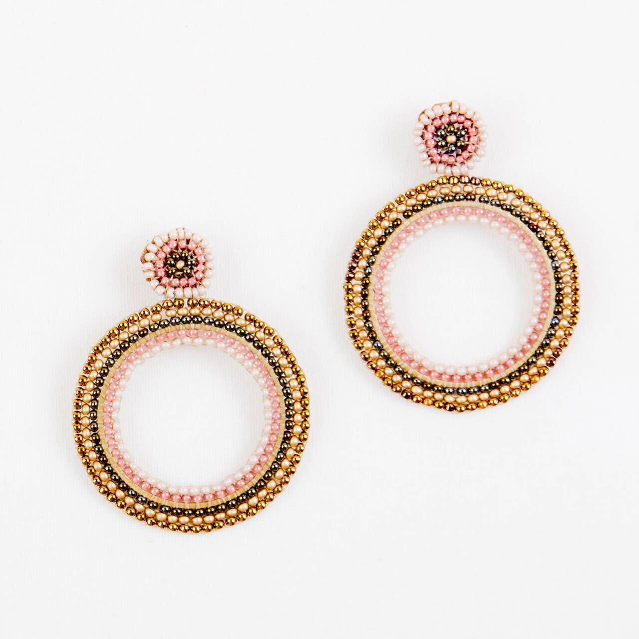 Open Circle Post Earrings