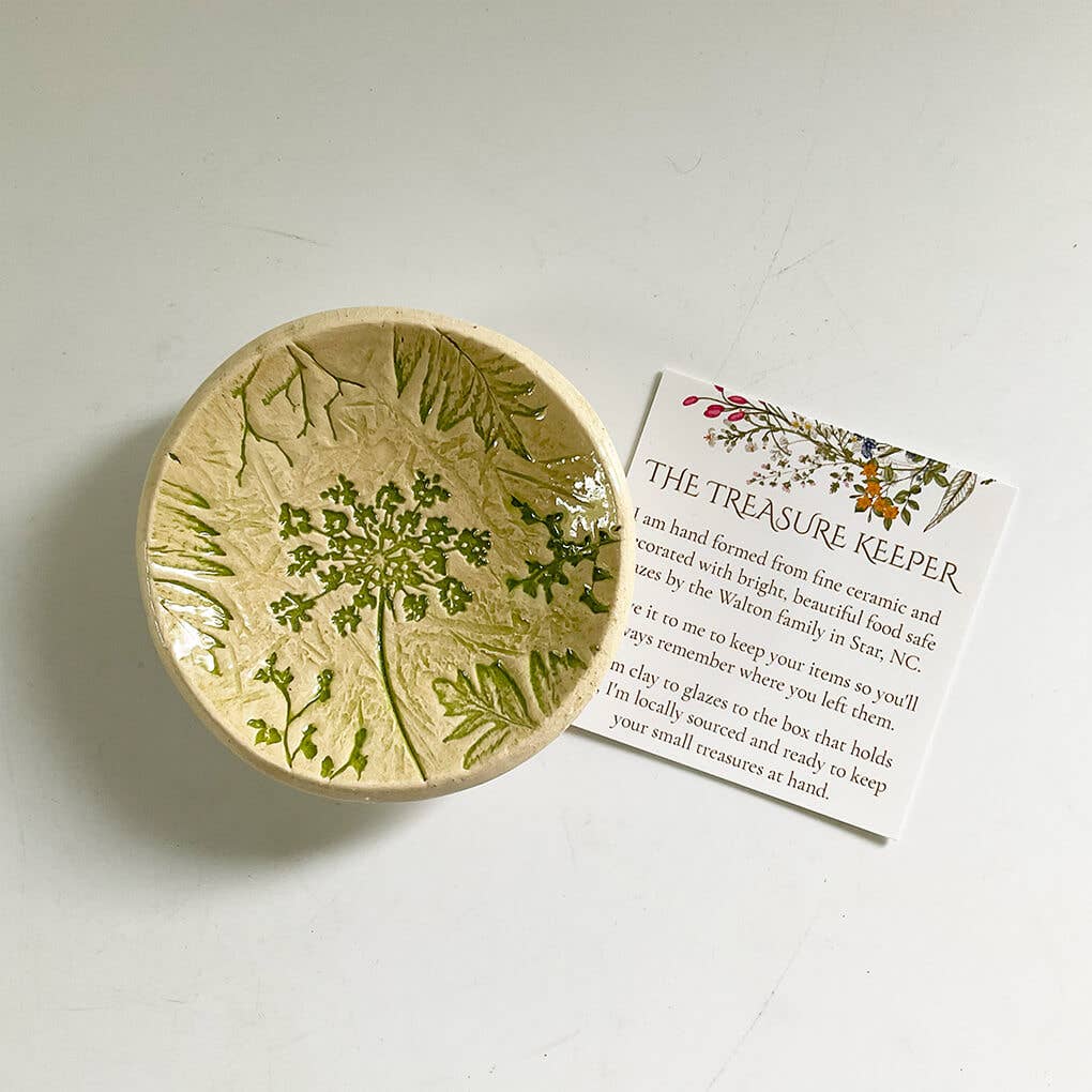 Pressed Flowers Dish