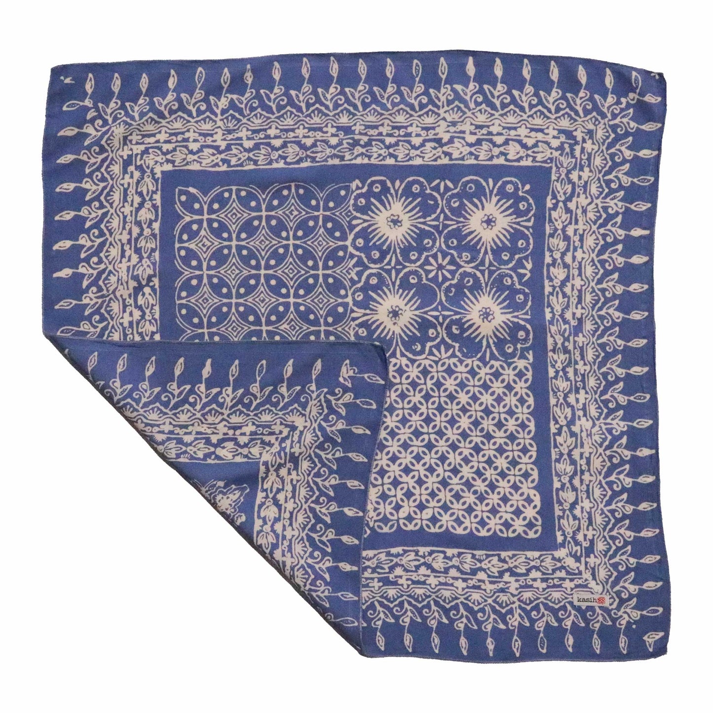 Periwinkles Batik Bandana