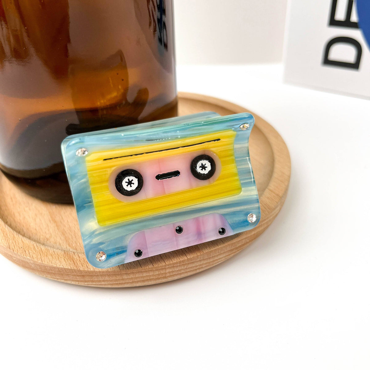 Casette Tape Hair Claw