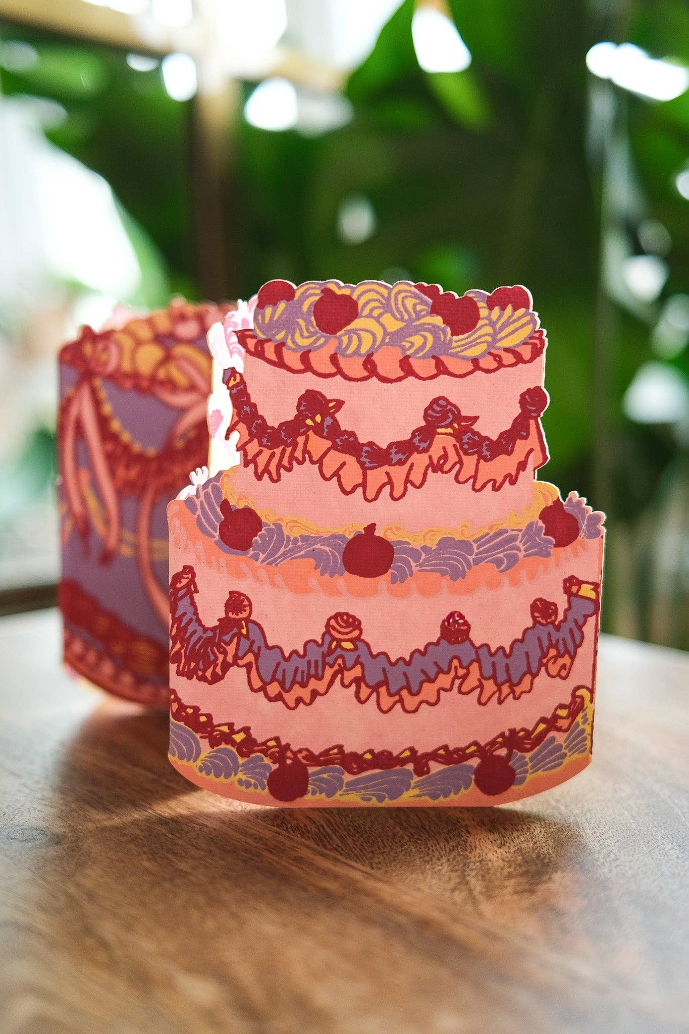 Birthday Cake Concertina Card