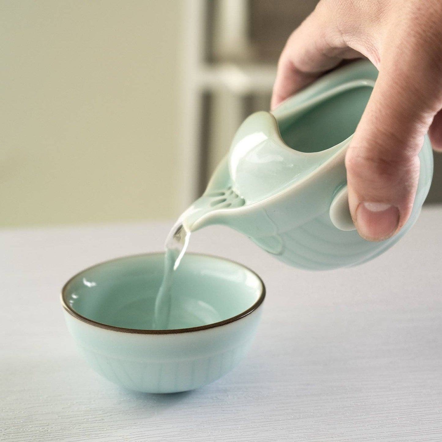Japanese Tea Pot with Cup