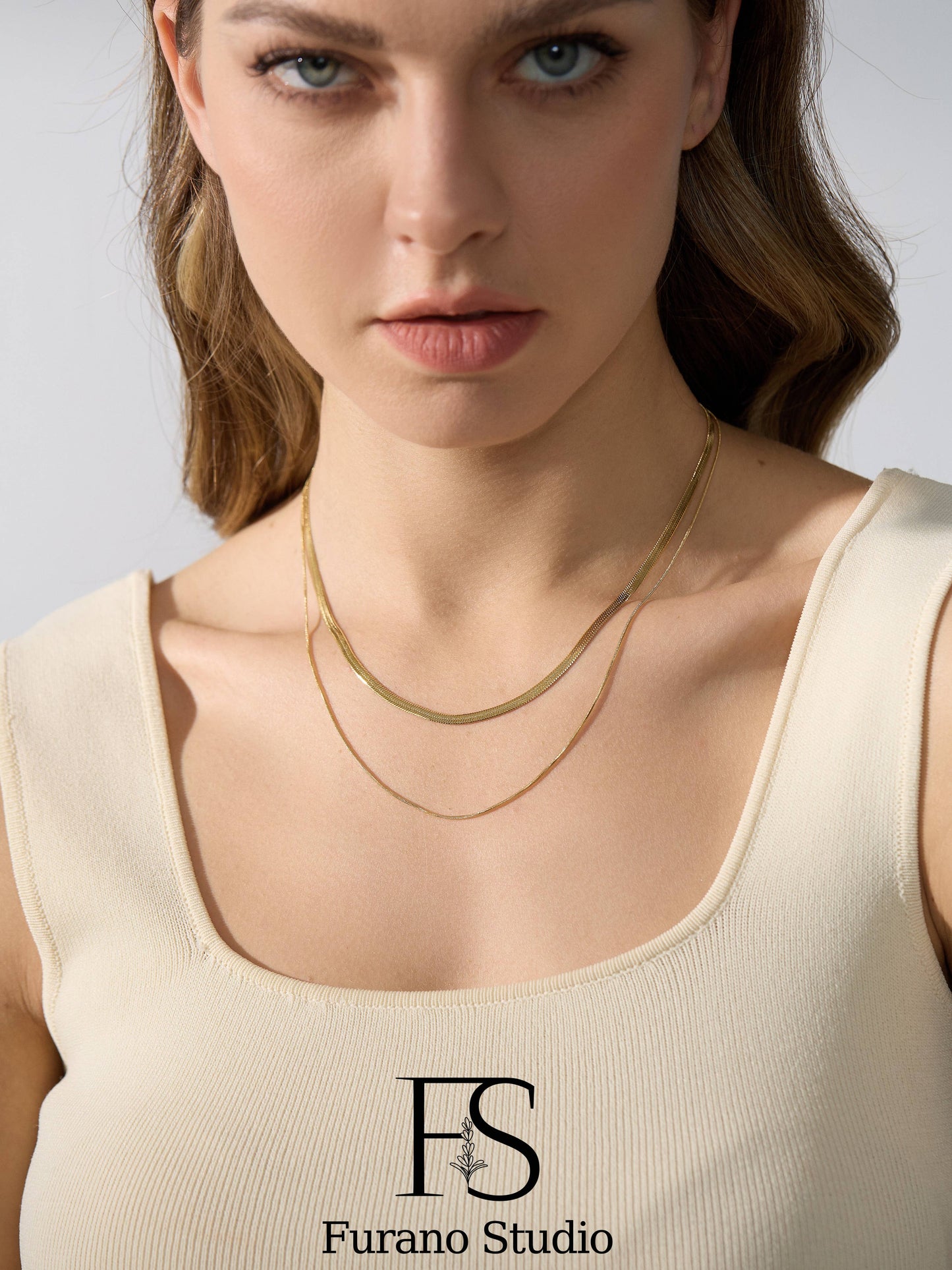 Double Layer Snake Chain Necklace