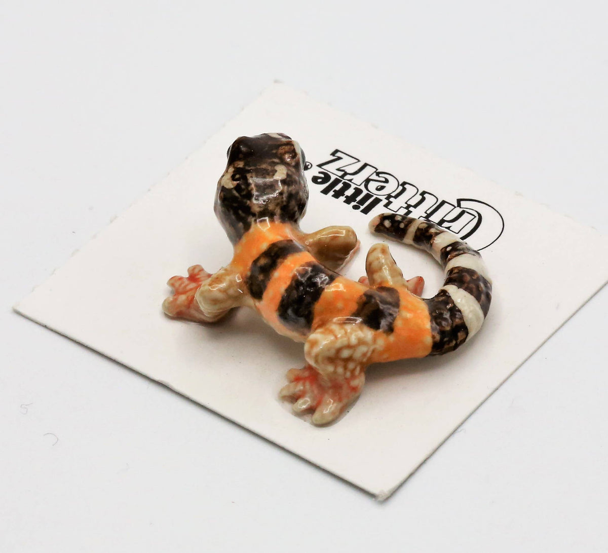Leopard Gecko Porcelain Miniature