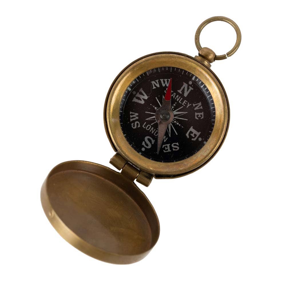 Brass Pocket Compass