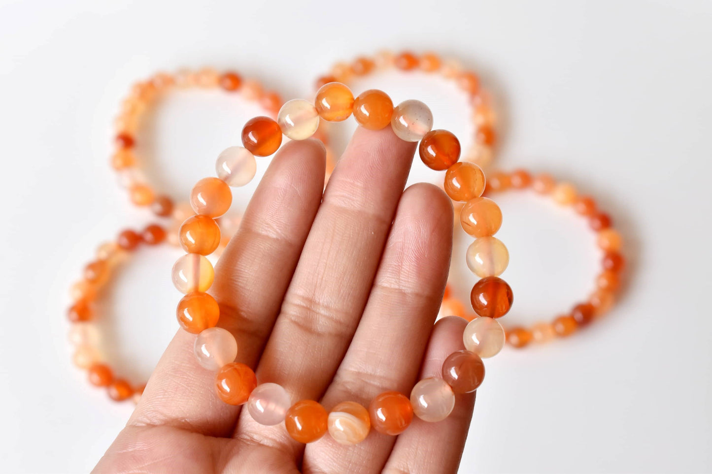 Carnelian Gemstone Bracelet