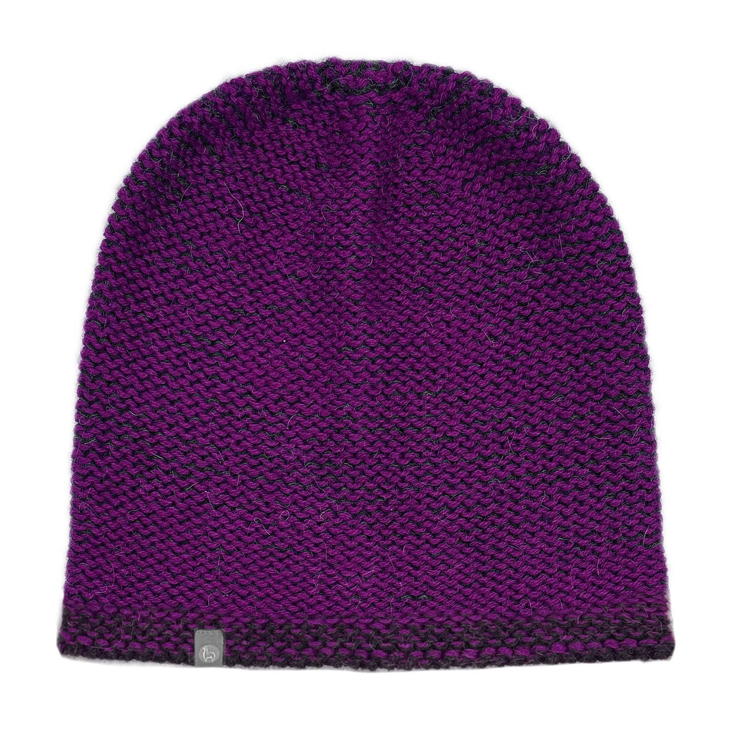 Alpaca Beanie Hat - Trail - Mulberry