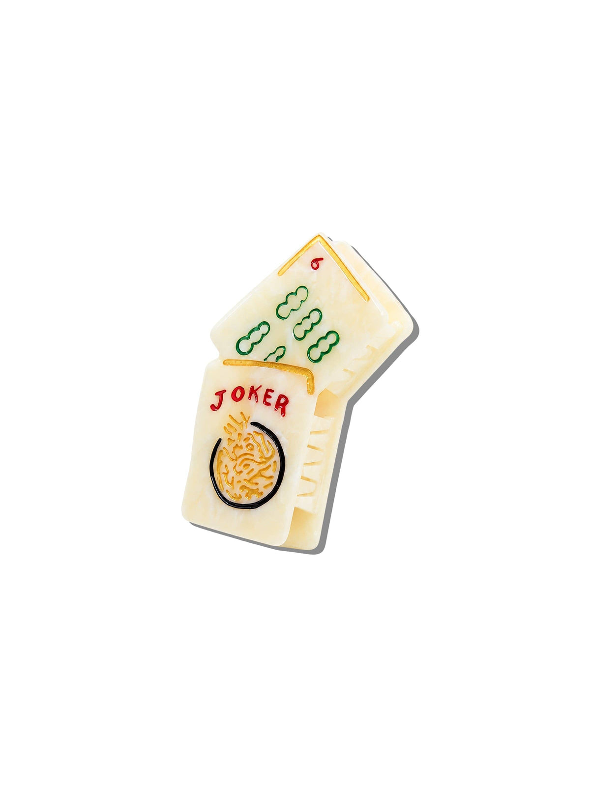 Mini Mahjong Claw Hair Clip