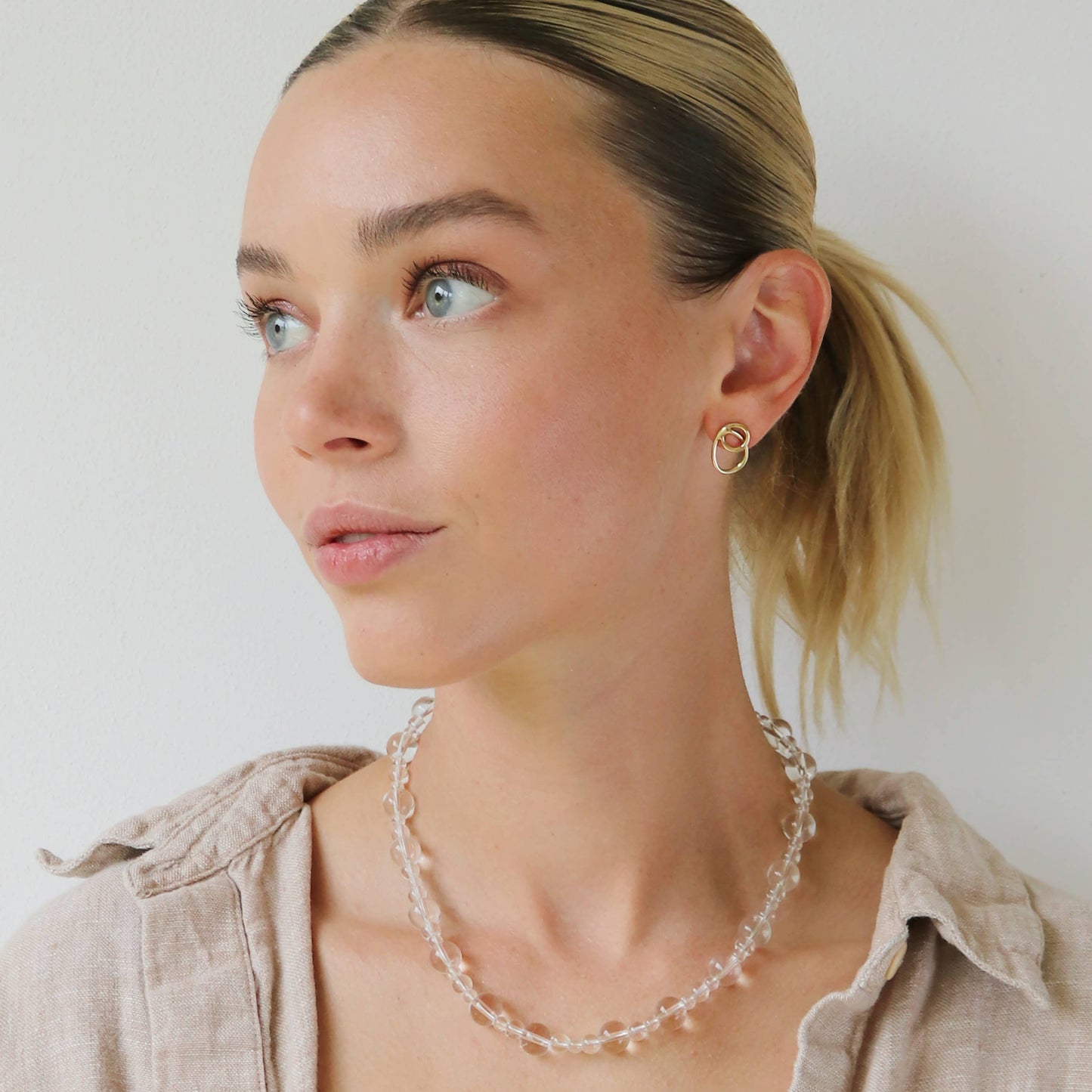 Halo Stud Earrings