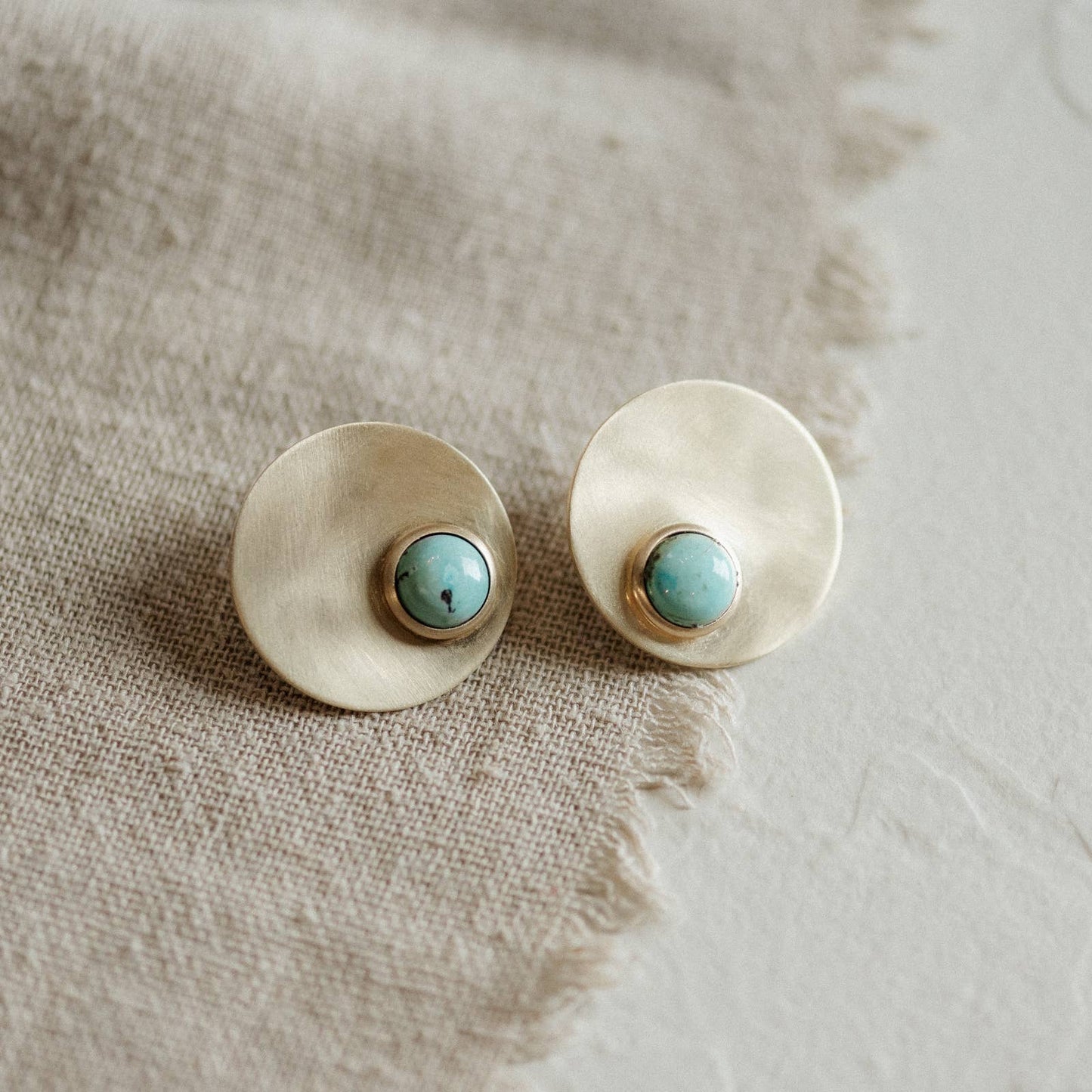 Orb Studs // Turquoise