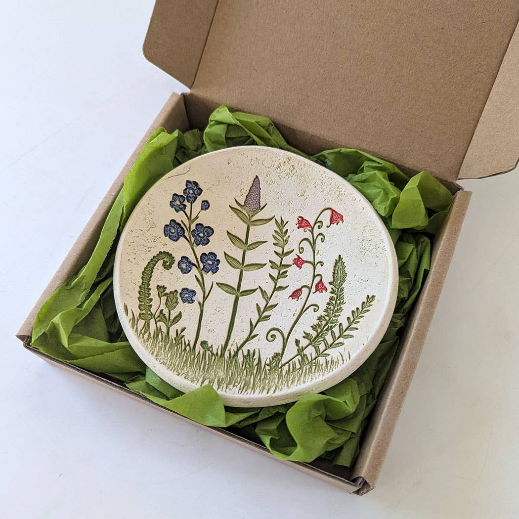 Wildflower Scene Dish
