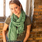 Woven Simplicity Scarf - Jade