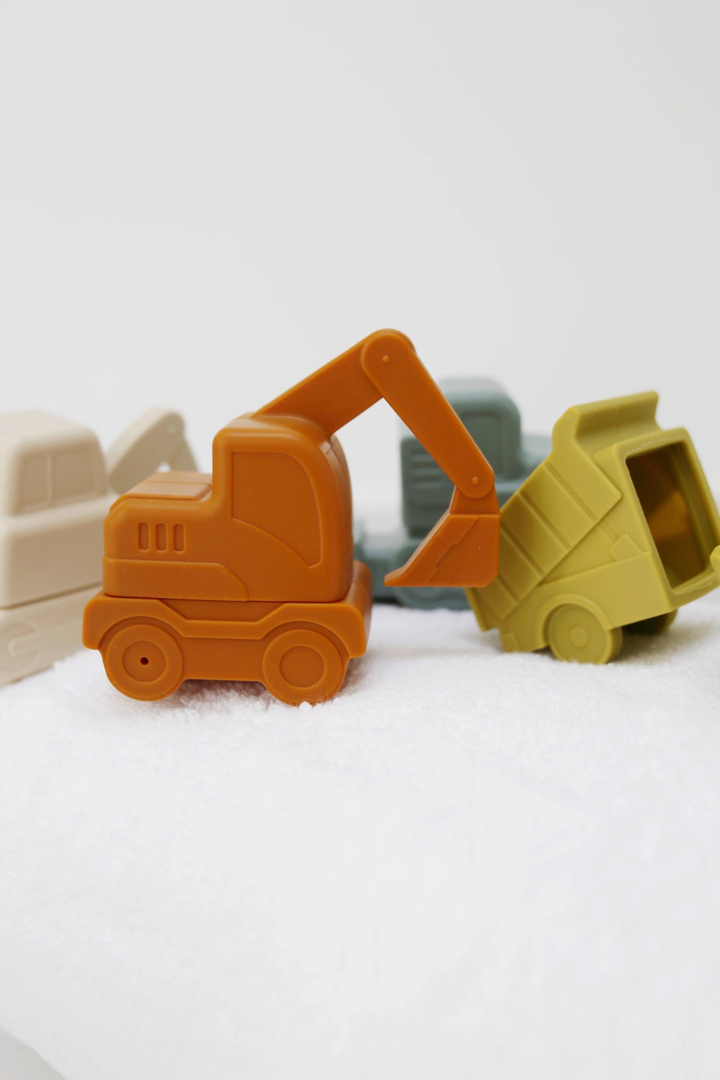Construction Silicone Bath Toy Set 