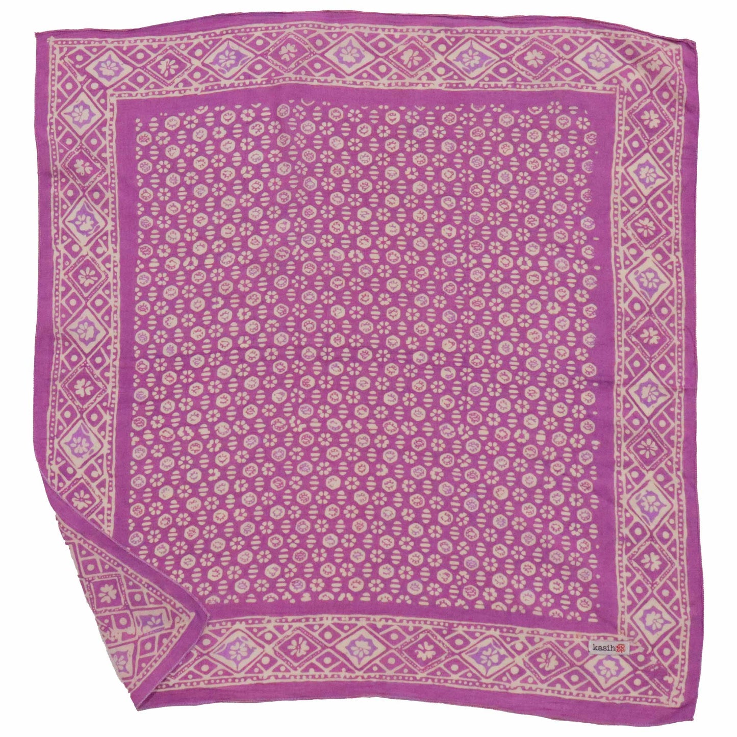 Hand Dyed Batik Bandana - Timeless Trace