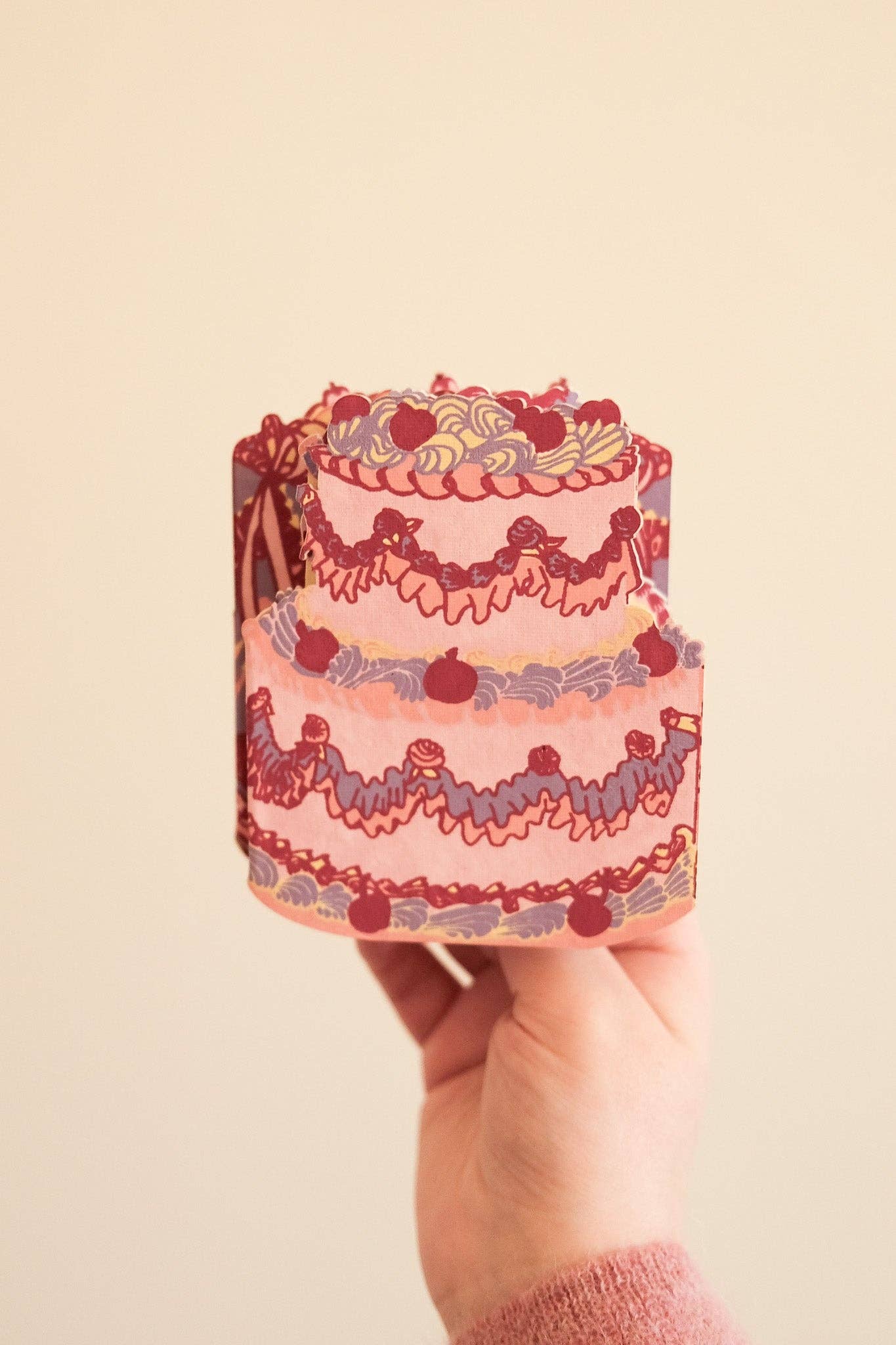Birthday Cake Concertina Card